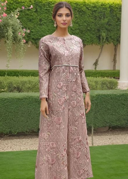 Thread and Motifs Pret Embroidered Net 2 Piece 9606