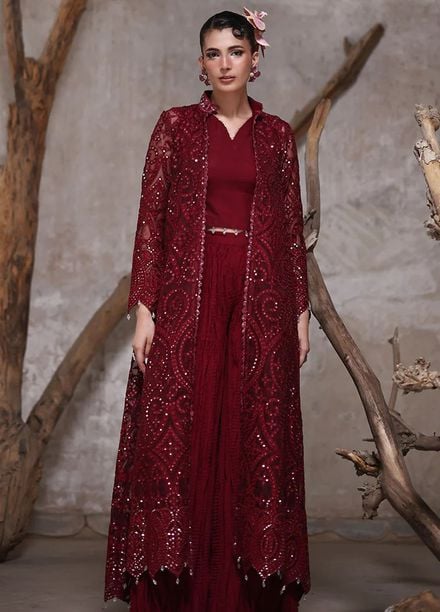 Thread and Motifs Pret Embroidered Organza 3 Piece 9515.1