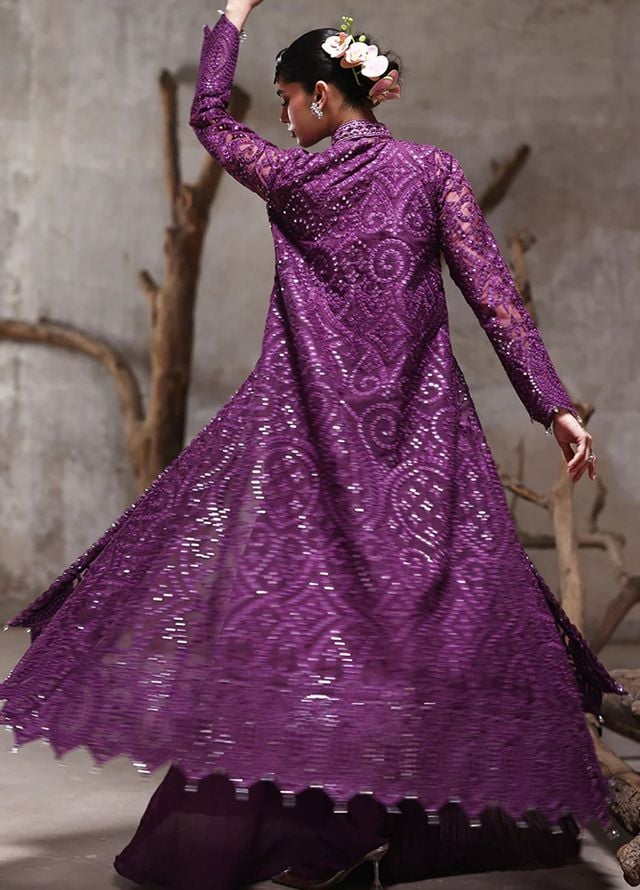 Thread and Motifs Pret Embroidered Organza 3 Piece 9515.3