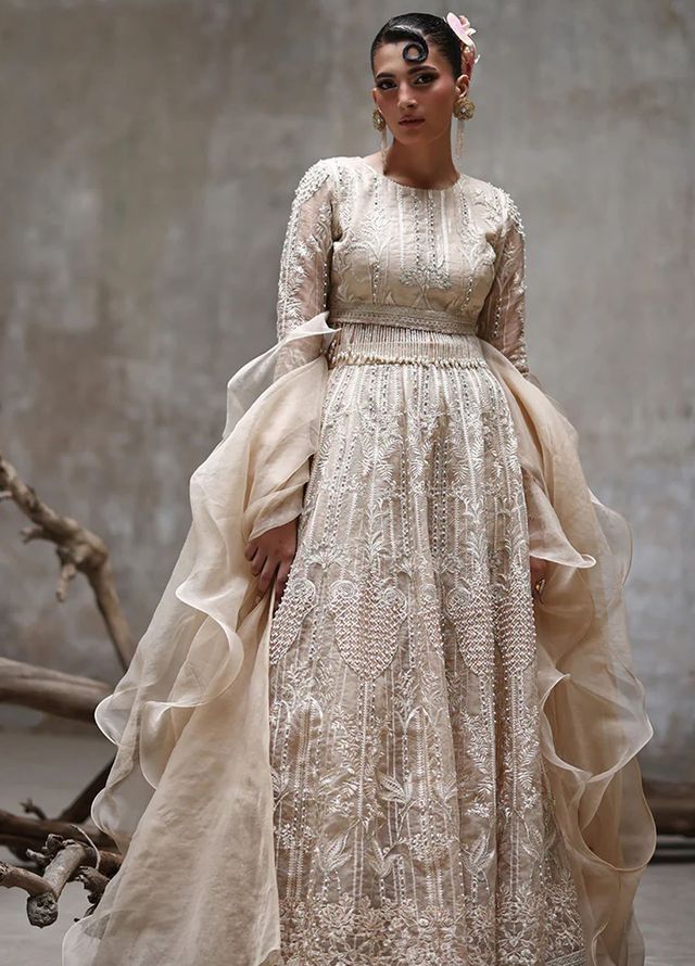 Thread and Motifs Pret Embroidered Organza 3 Piece 9640.1