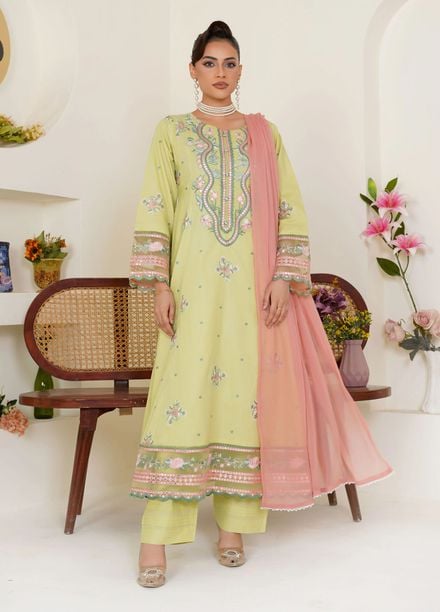 Threads And Weaves Pret Embroidered Lawn 3 Piece Suit RTWL25209