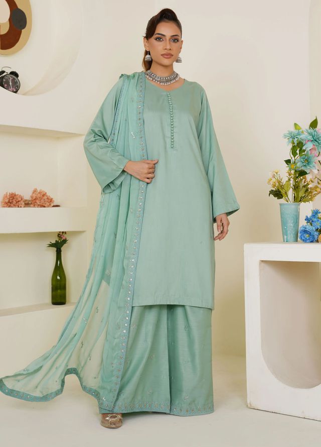 Threads And Weaves Pret Embroidered Lawn 3 Piece Suit RTWL25211
