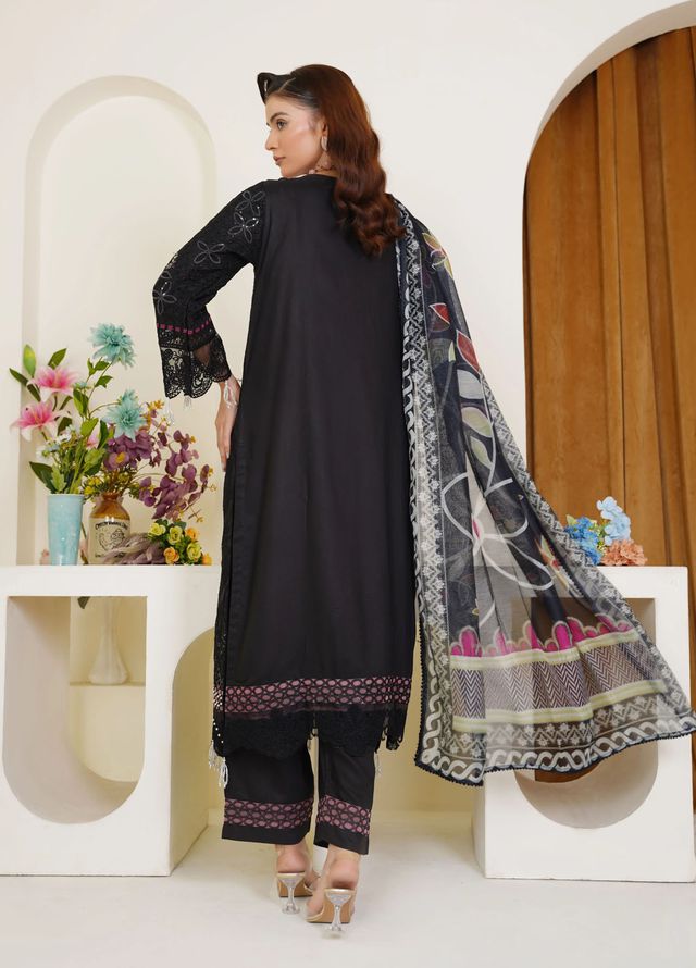 Threads And Weaves Pret Embroidered Viscose 3 Piece Suit RTWV25111