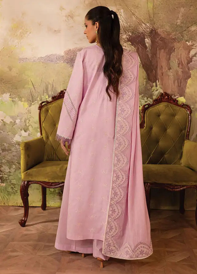 Twilight by Mahnur Embroidered Lawn Suits Unstitched 3 Piece MN25T D-02B Violetta - Summer Collection