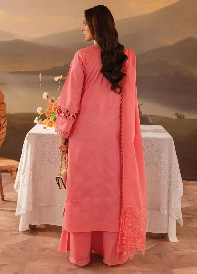 Twilight by Mahnur Embroidered Lawn Suits Unstitched 3 Piece MN25T D-04B Carisea - Summer Collection