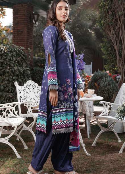 Umang By Motifz Embroidered Lawn Suits Unstitched 3 Piece MT22-U2 3236 - Summer Collection