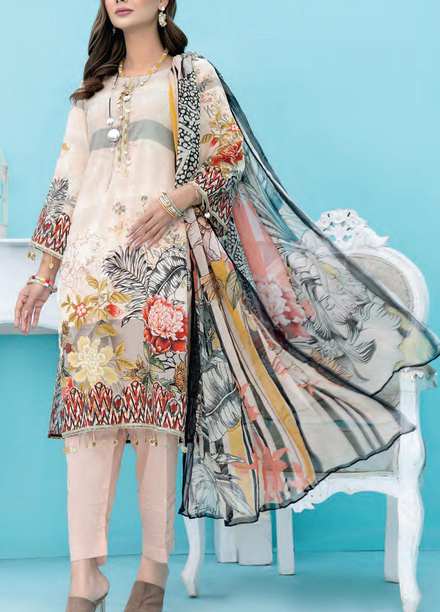 Universal By Sitara Printed Lawn Suits Unstitched 3 Piece SIT22U D-61 - Summer Collection