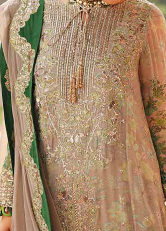 Vasal by Charizma Embroidered Chiffon Suits Unstitched 4 Piece CRZ25VC VSL25-23 - Formals Collection