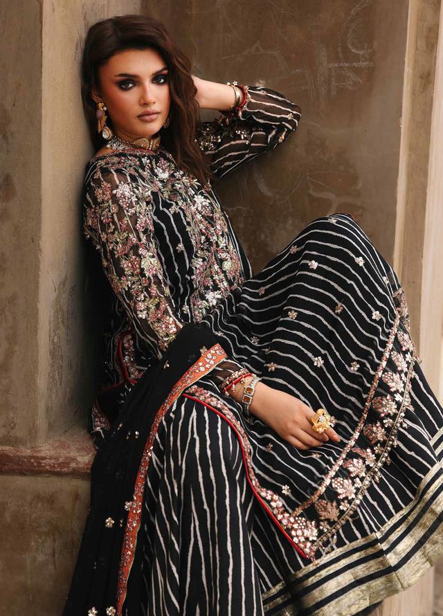 Vasal by Charizma Embroidered Chiffon Suits Unstitched 4 Piece CRZ25VC VSL25-26 - Formals Collection