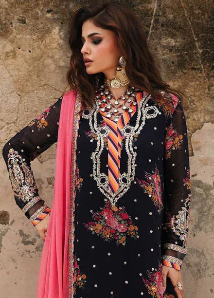 Vasal by Charizma Embroidered Chiffon Suits Unstitched 4 Piece CRZ25VC VSL25-29 - Formals Collection