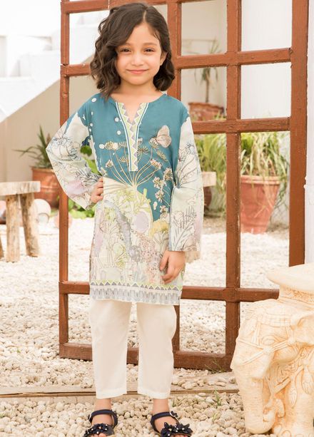 Yarsa Lawn Printed Girls 2 Piece Suit -  YR22C Bubbles CH-03