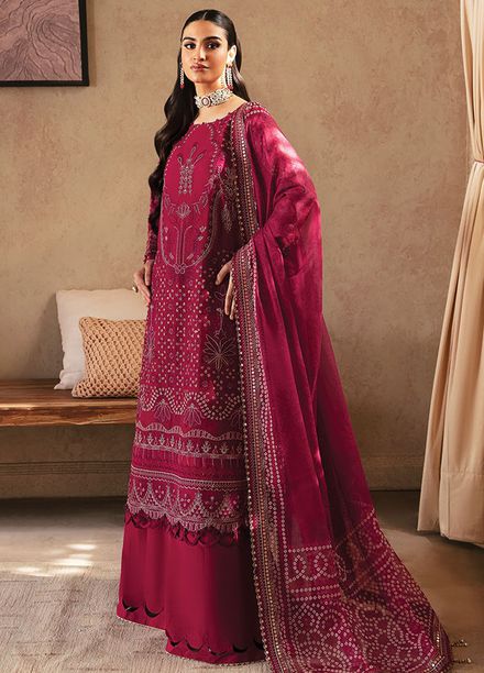 Yesfir By Xenia Formal Embroidered Chiffon Suits Unstitched 3 Piece ZE24Y 9-Sarama - Luxury Collection