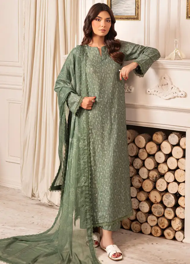 Zarif Printed Cambric Suits Unstitched 3 Piece ZF24PC ZPC 02 Blair - Spring Collection