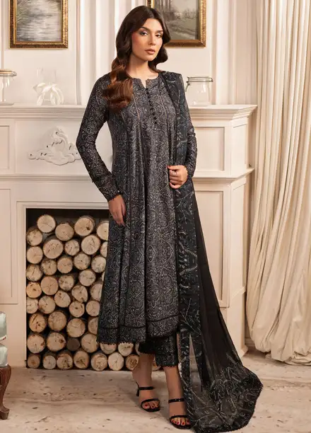 Zarif Printed Cambric Suits Unstitched 3 Piece ZF24PC ZPC 03 Frieda - Spring Collection