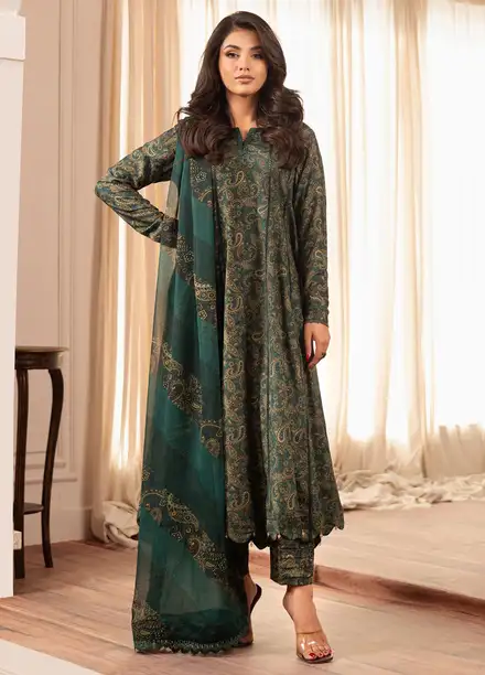 Zarif Printed Cambric Suits Unstitched 3 Piece ZF24PC ZPC 04 Callie - Spring Collection
