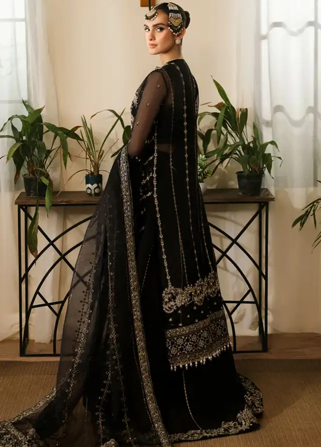 Zarin by Eleshia Embroidered Organza Suits Unstitched 3 Piece ELS24ZL Mahroz - Formal Collection