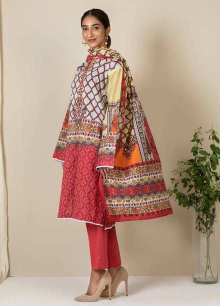 Zellbury Printed Lawn Suits Unstitched 3 Piece ZB21L-2 Wusc 836 - Summer Collection