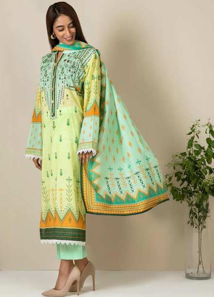 Zellbury Printed Lawn Suits Unstitched 3 Piece ZB21L-2 Wusc 839 - Summer Collection