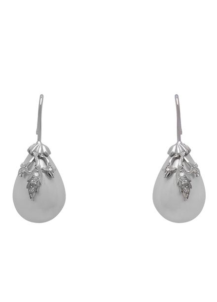 Zouhaira Earings Dazzling Droplets-Grey