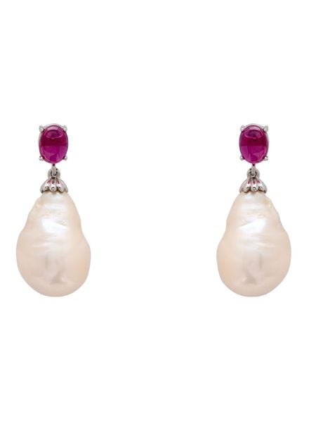 Zouhaira Earings Pearls and Roses