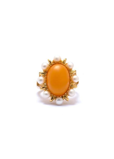 Zouhaira Ring Golden Camellia