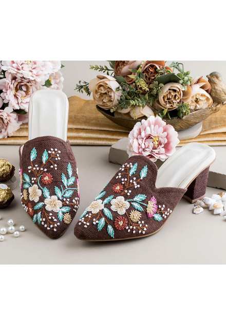 Zuruj Luxury Style   Heel Mules ZJ23H HM-28-J